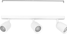 Eglo 901947 - Plafonieră CAMALDOLI cu 3 spoturi GU10, 10W, 230V, alb