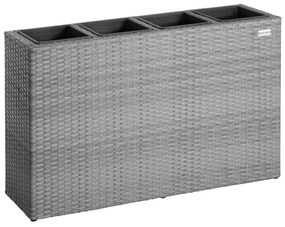 Deuba Ghiveci de flori 95x27x60cm - gri