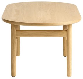 Măsuță de cafea în culoare naturală cu aspect de lemn de stejar 70x130 cm Carno – Unique Furniture