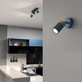 Spot de perete Brilagi POKER 1xGU10/25W/230V albastru