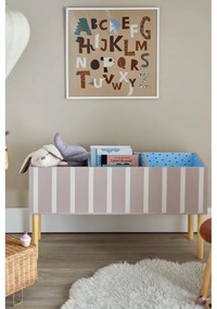 Bibliotecă de copii bej 90x50x30 cm Salam – Bloomingville Mini