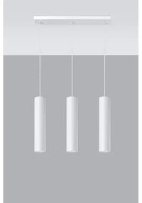 Lustră pe cablu LAGOS 3 3xGU10/40W/230V alb
