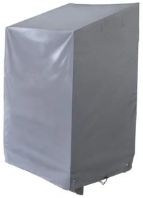Husa protectie scaun gradina, polietilena, gri, 68x68x100/120 cm