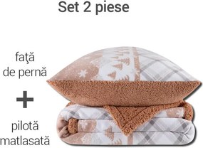 Set cu blăniţă TARTAN 2 buc