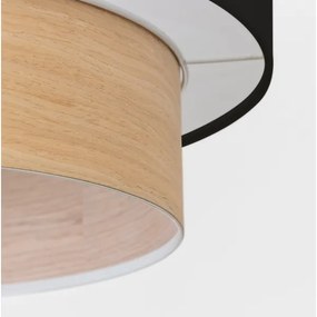 Brilagi - Lustră LED pe cablu CERIA 1xE27/40W/230V Ø 50 cm negru/bej