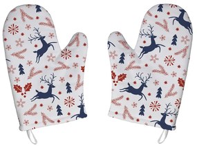 Mănuși de bucătărie de Crăciun în set de 2 Christmas Symbols - Butter Kings