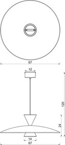 Lustră suspendată pe cablu MISTIC 1xGX53/15W/230V bordo