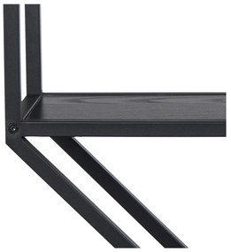 Raft de perete Actona Seaford, negru