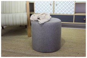 Taburet gri Silindir – Balcab Home