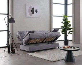 Canapea extensibila cu saltea relaxa si husa detasabila Genova, gri