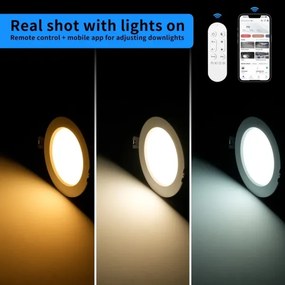 Immax NEO 07297L - Spot LED încastrat reglabil DOWN, LED/36W/230V, Wi-Fi, Tuya  Ø 23 cm, negru