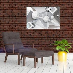 Tablou geometric abstract (90x60 cm)