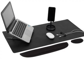 Set de birou 6 in 1 Intempo EE6800BLKSTKEU7, Plastic, Accesorii, Negru