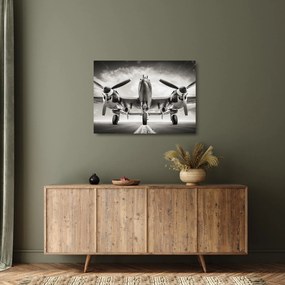 Tablou pe sticlă - Warbird (70x50 cm)