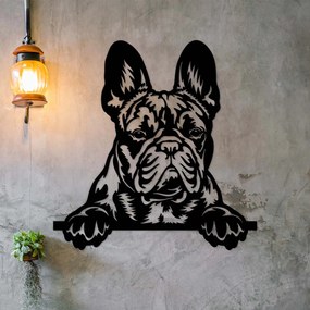 DUBLEZ | Tablou din lemn pentru perete - Bulldog francez