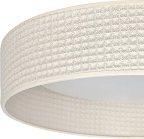 Brilagi-LED lampă LED dimabilă VEL. SM. ST. 36W/230V 3000-6000K, diam. 55 cm, cremă WT + telecomandă
