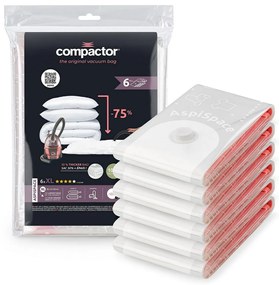 Compactor Set de saci de depozitare sub vidAspispace XL 6 buc., 140 l, 80 x 130 cm, 6 buc.