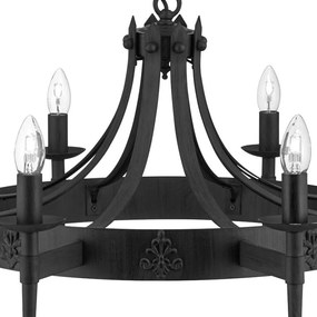 Candelabru stil rustic Cartwheel II 8L