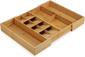 Organizator de tacâmuri în culoare naturală ajustabil din bambus 32 x 40 cm DrawerStore Bamboo – Joseph Joseph