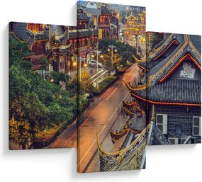 Tablou - Qintai Road, Chengdu, China (90x60 cm)
