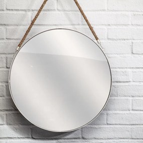 Oglinda rotunda alba MIRROR