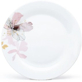 Set de masă din 18 piese Arôme Home Iris, alb extra