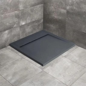 Cadita dus compozit patrata Radaway Teos C 90x90 cm antracit