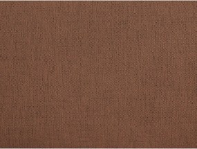 Pat matrimonial portocaliu tapițat cu spațiu de depozitare/fără tăblie cu somieră 160x200 cm Inera – Bobochic Paris