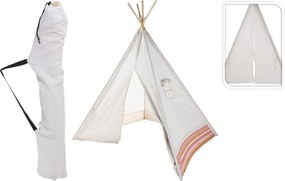 Cort Teepee pentru copii-Alb