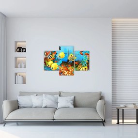 Tablou - Recif de corali colorat (90x60 cm)