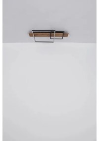 Globo VANNI 67289D1 - plafonieră LED, 24W/230V, maro/negru