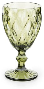 Set de pahare de vin, 6buc, 300 ml, verde, BAROLO TYPE 3