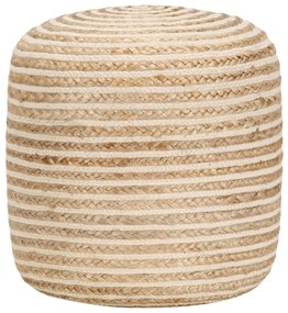 vidaXL Taburet lucrat manual, 40 x 45 cm, iută
