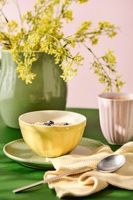 IB Laursen Bol galben de ceramica pentru musli MYNTE LEMONADE