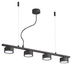 Lustră LED pe cablu Ideal Lux MINOR 4xGX53/9W/230V 75,5 cm negru