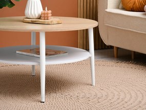 Măsuță de cafea Randolf Xl (sonoma + alb). 1111706