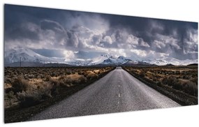 Tablou drumului în deșert (120x50 cm)