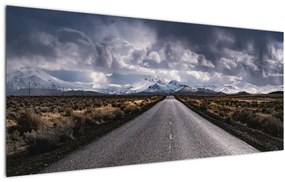 Tablou  drumului în deșert (120x50 cm), în 40 de alte dimensiuni noi
