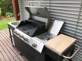 Bucătărie de grădină luxoasă și spațioasă cu grătar pe gaz Avenberg TEXAS