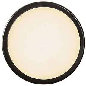Aplica LED de perete pentru iluminat exterior design modern IP54 Cuba Energy Round negru 2019161003 NL