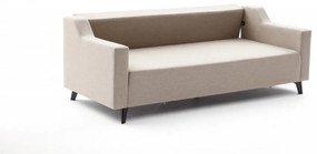 Canapea Extensibilă cu 3 Locuri Doga 3-Seat, Crem