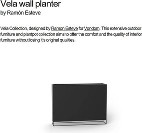 Jardiniera / Ghiveci plante design decorativ modern VELA WALL PLANTER basic