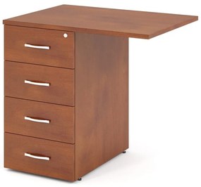 Container Impress 80 x 60 cm - 4 sertare (pentru masa Impress 76 cm), paltin