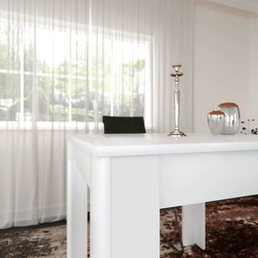 Masă de sufragerie Shiny White