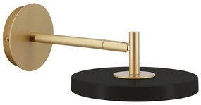 Aplică de perete neagră LED cu intensitate reglabilă ø 15 cm Asteria Wall Short – UMAGE