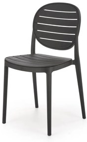Scaun plastic K529 negru