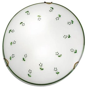 Plafonieră Kolarz 731.11.4.21 NONNA 1xE27/60W/230V d. 30 cm verde