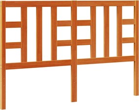 vidaXL Tăblie de pat, maro ceruit, 150 cm, lemn masiv de pin