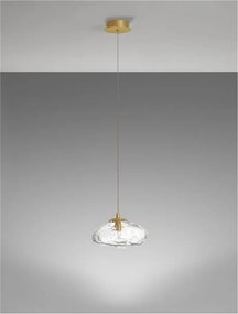 Pendul modern design decorativ KING auriu D-20cm