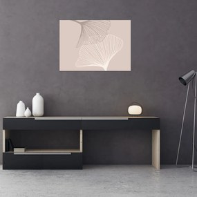 Tablou - Frunze bej N⁰2 (70x50 cm)